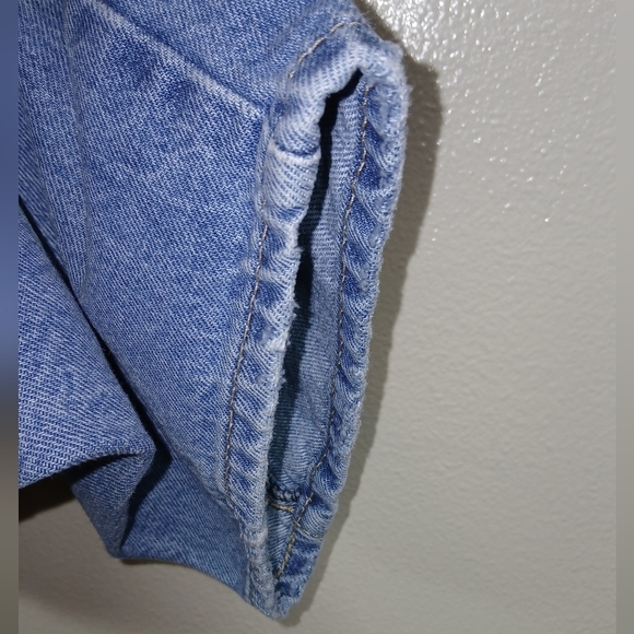 Levi's Baggy Jeans Women 25 Blue Light Wash 94 Baggy Distressed Taper Skater - Picture 11 of 15